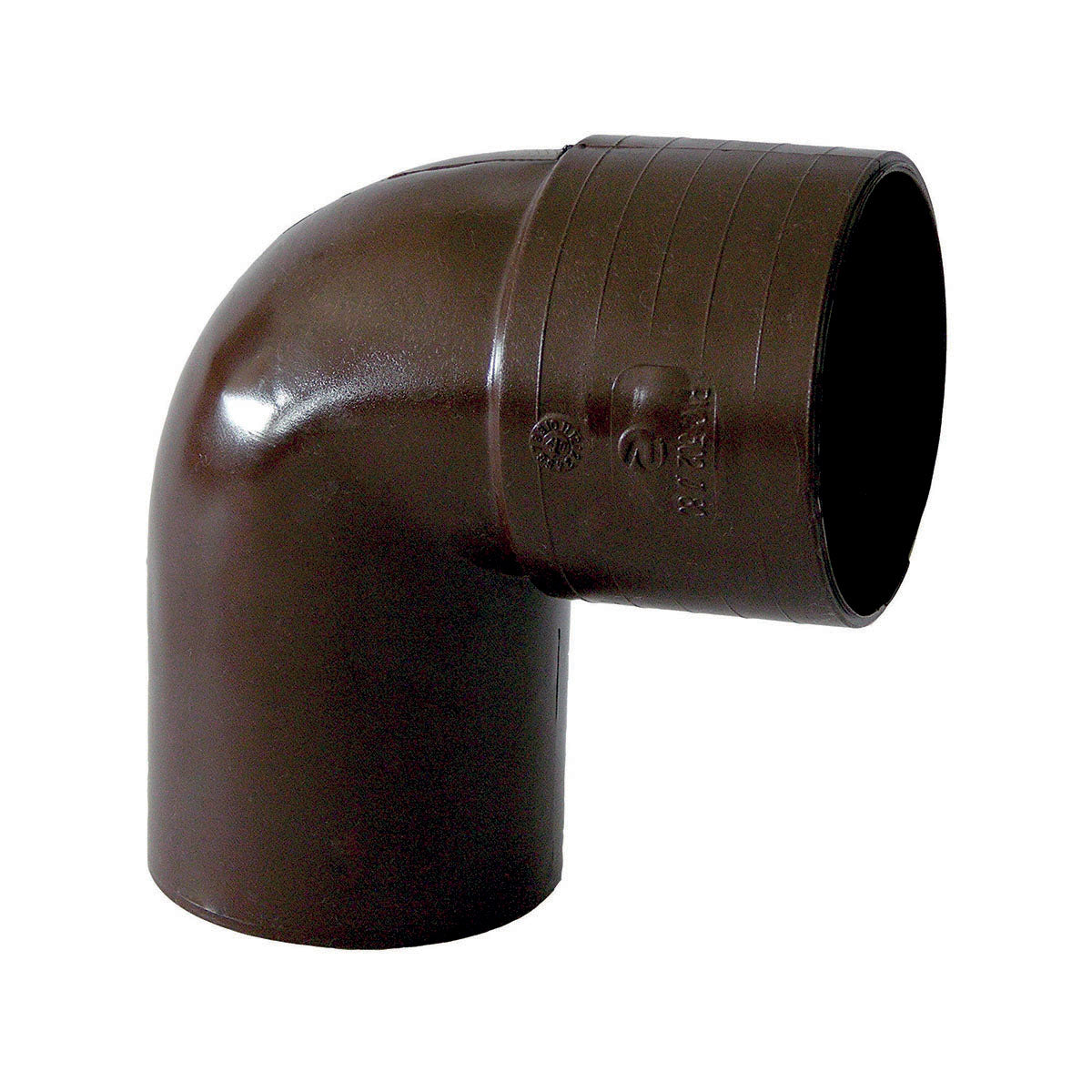 CURVA PLUVIALE 87.30  °- Diam. 80 - Marrone- DH- pezzi 1