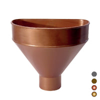 RACCOGLITORE MONOLITICO IN PVC PER PLUVIALI- Diam. 100 - Rame rosso- DH- pezzi 1