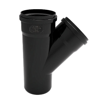 DERIVAZIONE PHONO BLACK 45  ° MF- Diam. 75/50- NICOL- pezzi 1