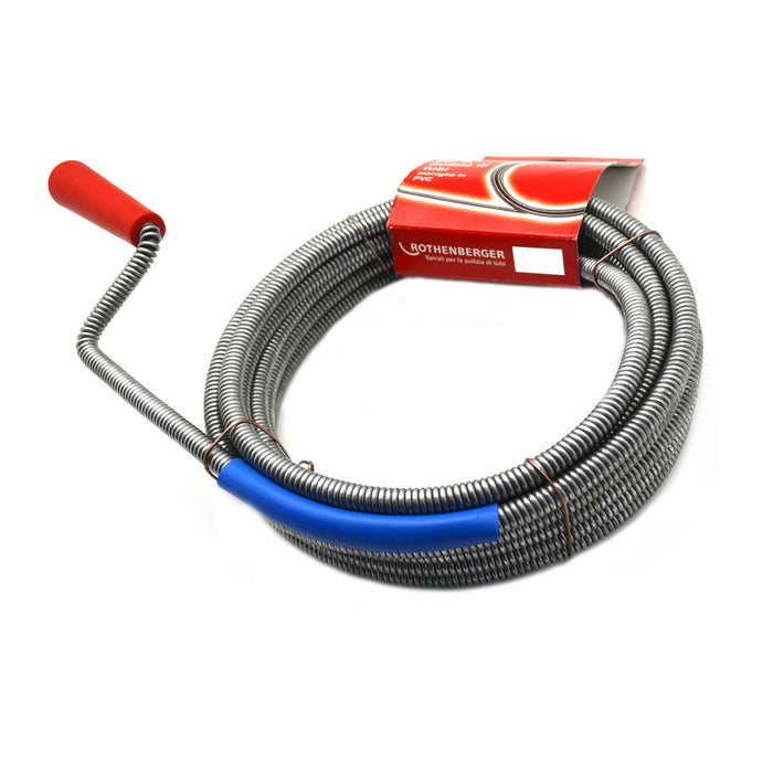 DISOTTURATORE STURATUBI SPIRALE CON MANOVELLA- mt   7,50 x 9 mm- ROTHE- pezzi 1