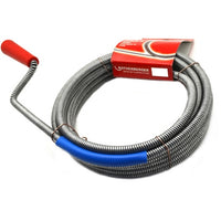 DISOTTURATORE STURATUBI SPIRALE CON MANOVELLA- mt 10,00 x 9 mm- ROTHE- pezzi 1