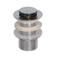 PILETTA OTTONE PER LAVABO CLICK-CLACK SENZA TROPPO PIENO- 11/4- GHIDI- pezzi 1