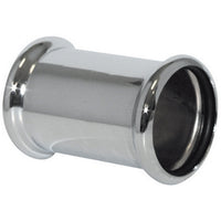 GIUNZIONE IN OTTONE CROMATO CON OR- Diam. 40- TEA- pezzi 1