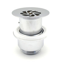 PILETTA DAISY A GRIGLIA IN OTTONE CROMO CON TROPPO PIENO- Diam. 63x11/4- TEA- pezzi 1