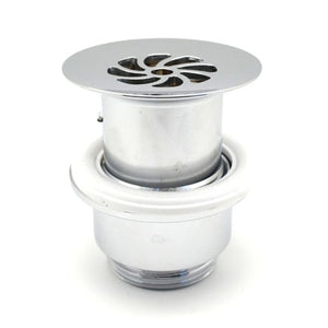 PILETTA DAISY A GRIGLIA IN OTTONE CROMO CON TROPPO PIENO- Diam. 63x11/4- TEA- pezzi 1