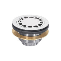 PILETTA DOCCIA IN OTTONE- Diam. 80 x 11/4- TEA- pezzi 2