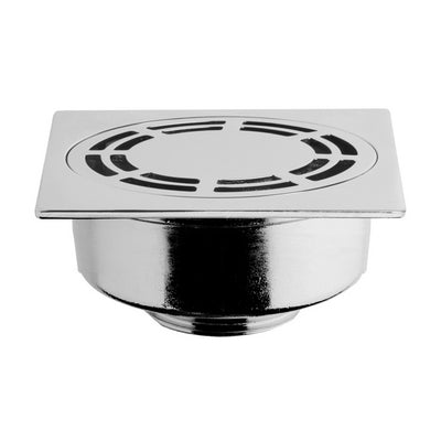 PILETTA PAVIMENTO OTTONE CON GRIGLIA QUADRA- 1 1/4- TEA- pezzi 2