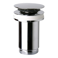 PILETTA U CLICKER OTTONE CROMO SENZA TROPPO PIENO- Diam. 63 x 11/4- TEA- pezzi 1