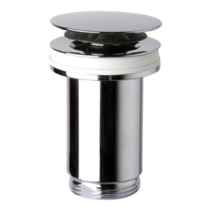 PILETTA U CLICKER OTTONE CROMO SENZA TROPPO PIENO- Diam. 63 x 11/4- TEA- pezzi 1