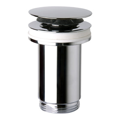 PILETTA U CLICKER OTTONE CROMO SENZA TROPPO PIENO- Diam. 63 x 11/4- TEA- pezzi 1