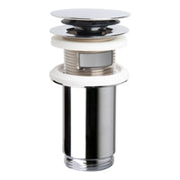 PILETTA CLICKER 4S OTTONE CROMO CON TROPPO PIENO- Diam. 63 x 11/4- TEA- pezzi 1