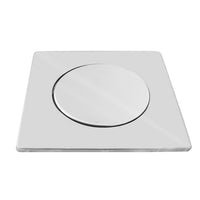 PIASTRA QUADRA ACCIAIO CON COPERCHIO PER GRIGLIA POZZETTI- 200x130 mm- TEA- pezzi 1