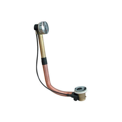 COLONNA SCARICO VASCA IN OTTONE SENZA DADO E CODOLO MOD. IMPEX- DHIMP- pezzi 1