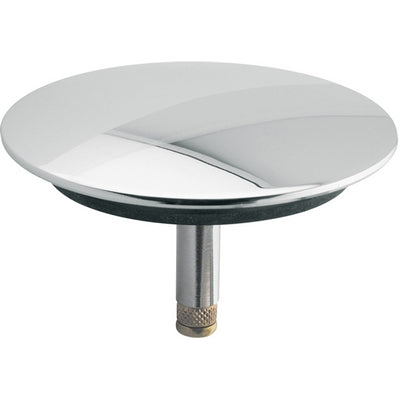 TAPPO SALTERELLO IN OTTONE CROMATO PER COLONNA VASCA- Diam. 70 - Blister- FAIDF- pezzi 1