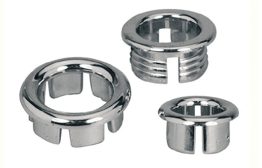 GHIERA DI RICAMBIO PER TROPPO PIENO ABS CROMATO- Diam. 19- DH- pezzi 25