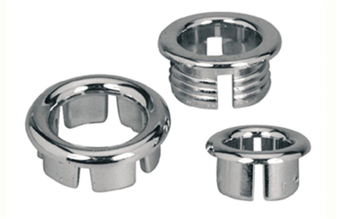 GHIERA DI RICAMBIO PER TROPPO PIENO ABS CROMATO- Diam. 19- DH- pezzi 25