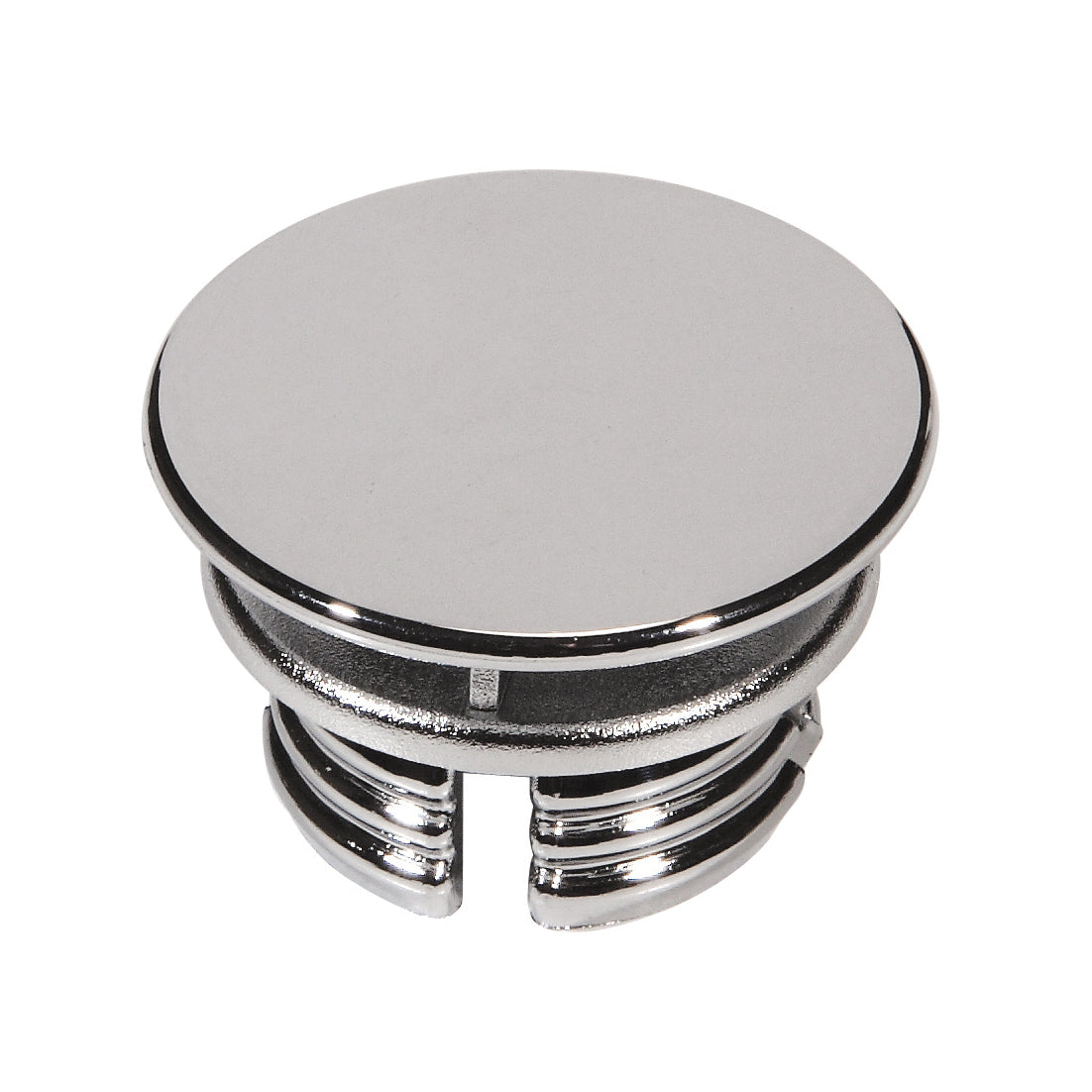 BORCHIA COPRIFORO IN ABS CROMATO- Per foro Diam. 25 mm- DH- pezzi 1