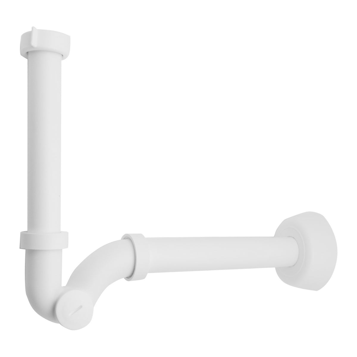 SIFONE S MONSTER S BIANCO SENZA PILETTA COMPLETO DI CANOTTO DI SCAR.- 11/4 Scarico Diam. 32- BONOM- pezzi 1