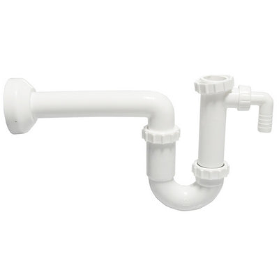 SIFONE PER LAVELLO 1 VIA CON ATTACCO LAVATRICE- 1 1/2 Diam.40- DH- pezzi 1