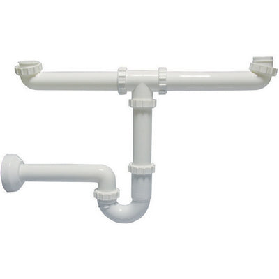 SIFONE EURO PER LAVELLI A 2 VIE- 1 1/2 Diam.40- DH- pezzi 1