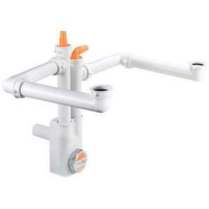 SIFONE SALVASPAZIO ISPEZIONABILE 2 VIE NT (MARCHIO LIRA)- 1 1/2- LIRA- pezzi 1