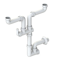 SIFONE ISPEZIONABILE SALVASPAZIO 2 VIE  1 ATT.- 11/2- DH- pezzi 1