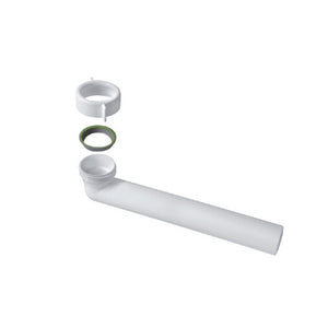 CURVA FILETTATA CON GHIERA E GUARNIZIONE- 1 1/4 - 32x210 mm- BONOM- pezzi 1