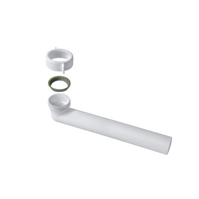 CURVA FILETTATA CON GHIERA E GUARNIZIONE- 1 1/4 - 32x210 mm- BONOM- pezzi 1