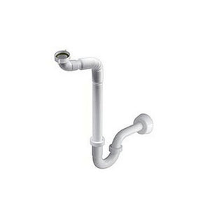 SIFONE CON BRACCIO FLESSIBILE PER LAVABI RECLINABILI- 1 1/4 x 32- BONOM- pezzi 1