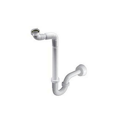 SIFONE CON BRACCIO FLESSIBILE PER LAVABI RECLINABILI- 1 1/4 x 32- BONOM- pezzi 1