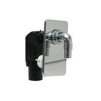 SIFONE INCASSO BONOMINI PER LAVATRICE CON PLACCA- Placca Cromata- BONOM- pezzi 1