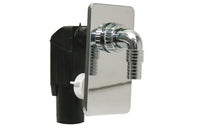 SIFONE INCASSO BONOMINI PER LAVATRICE CON PLACCA- Placca Cromata- BONOM- pezzi 1