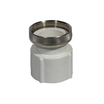 RACCORDO ABS BIANCO CON GHIERA IN OTTONE- 1 x 32- GOPLA- pezzi 1