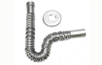 TUBO ESTENSIBILE/COMPRIMIBILE CROMATO CON ROSONE- 11/4 x 32- GOPLA- pezzi 1