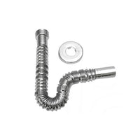 TUBO ESTENSIBILE MAGIKONE CROMATO CON ROSONE- 1 1/2 x 40- BONOM- pezzi 1