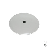 PIATTELLO DI RICAMBIO PER PILETTA ART 371-395  SIMIL-STONE- Cromo - Diam. 12 cm- DH- pezzi 1