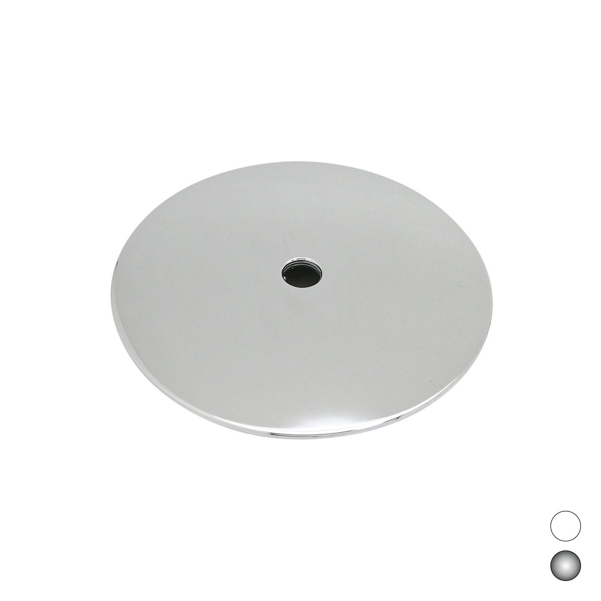 PIATTELLO DI RICAMBIO PER PILETTA ART 371-395  SIMIL-STONE- Cromo - Diam. 12 cm- DH- pezzi 1