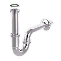 SIFONE A P IN ACCIAIO TUBULAR INOX- Cromato 11/4 x 32 mm- BONOM- pezzi 1