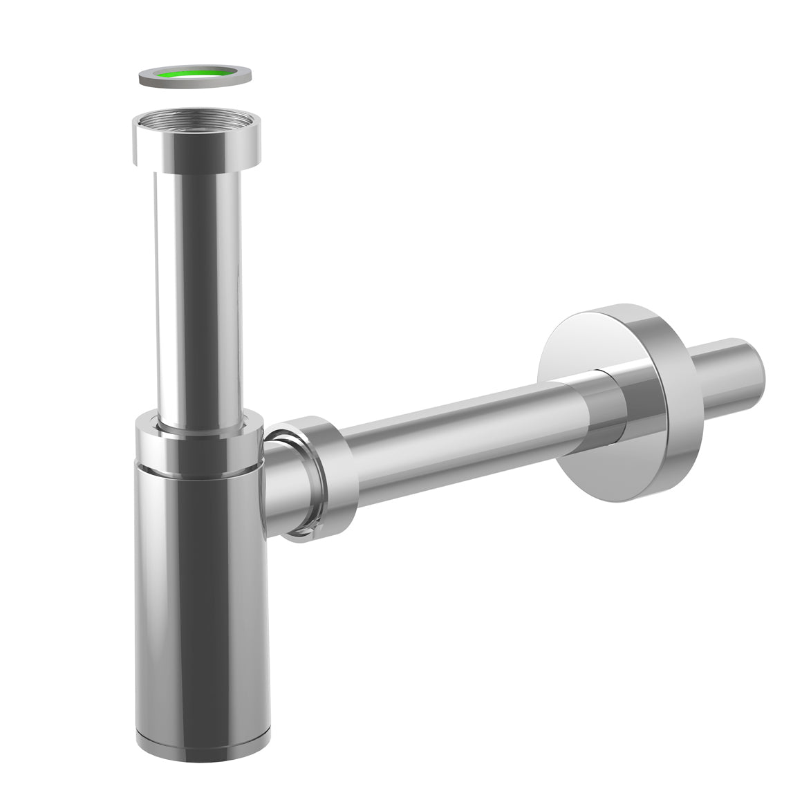 SIFONE KING PER LAVABO IN ABS+OTTONE- 11/4 x 32- BONOM- pezzi 1