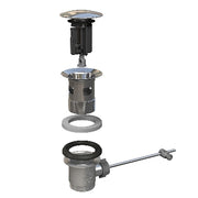 PILETTA PER LAVABO E BIDET KINOKO 63- Tappo Inox D. 63 mm- BONOM- pezzi 1