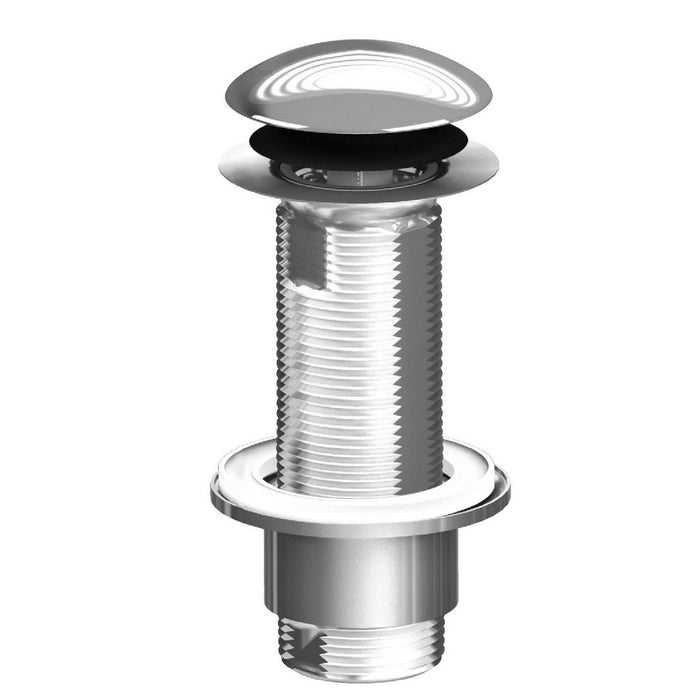 PILETTA PER SIFONI ABS CON TAPPO CLICK-CLACK IN INOX- BONOM- pezzi 1