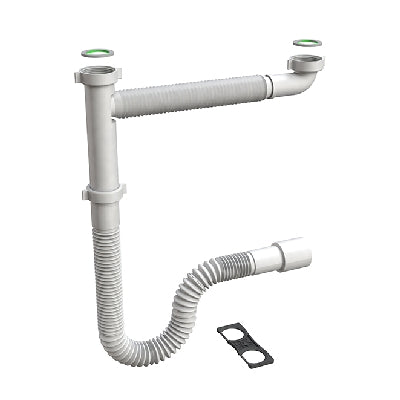 SIFONE FLESSIBILE PER LAVELLO CUCINA FLEXYBON- 11/2- BONOM- pezzi 1