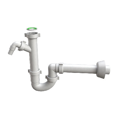 SIFONE PER LAVELLO A TUBO  MAGNUM C/ATT. ELETTRODOMESTICO- 11/2- BONOM- pezzi 1