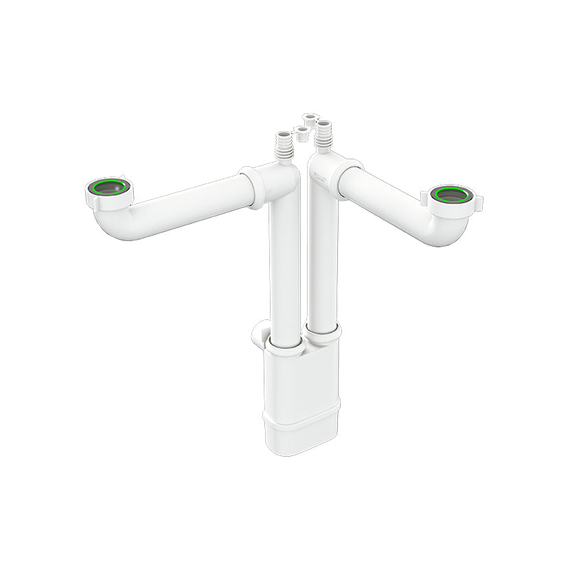 SIFONE SALVASPAZIO PER LAVELLI CUCINA GALILEO 2- 11/2 x Diam. 40 mm- BONOM- pezzi 1