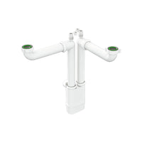 SIFONE SALVASPAZIO PER LAVELLI CUCINA GALILEO 2- 11/2 x Diam. 40 mm- BONOM- pezzi 1