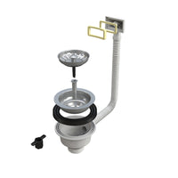 PILETTA PER LAVELLO CUCINA- Con troppopieno rett. s/grigli- BONOM- pezzi 1