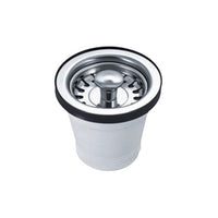 PILETTA CON CESTELLO PER LAVELLI IN ACCIAO INOX- Diam. 70- BONOM- pezzi 1