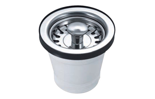 PILETTA CON CESTELLO PER LAVELLI IN ACCIAO INOX- Diam. 70- BONOM- pezzi 1