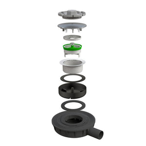 PILETTA SAVOISIENNE IN ABS COPERCHIO INOX- Diam. 50- BONOM- pezzi 1