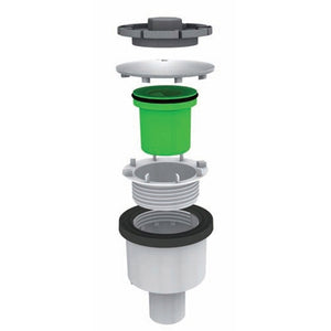 PILETTA DOCCIONE  FORO 90MM CON COPERCHIO INOX- BONOM- pezzi 1